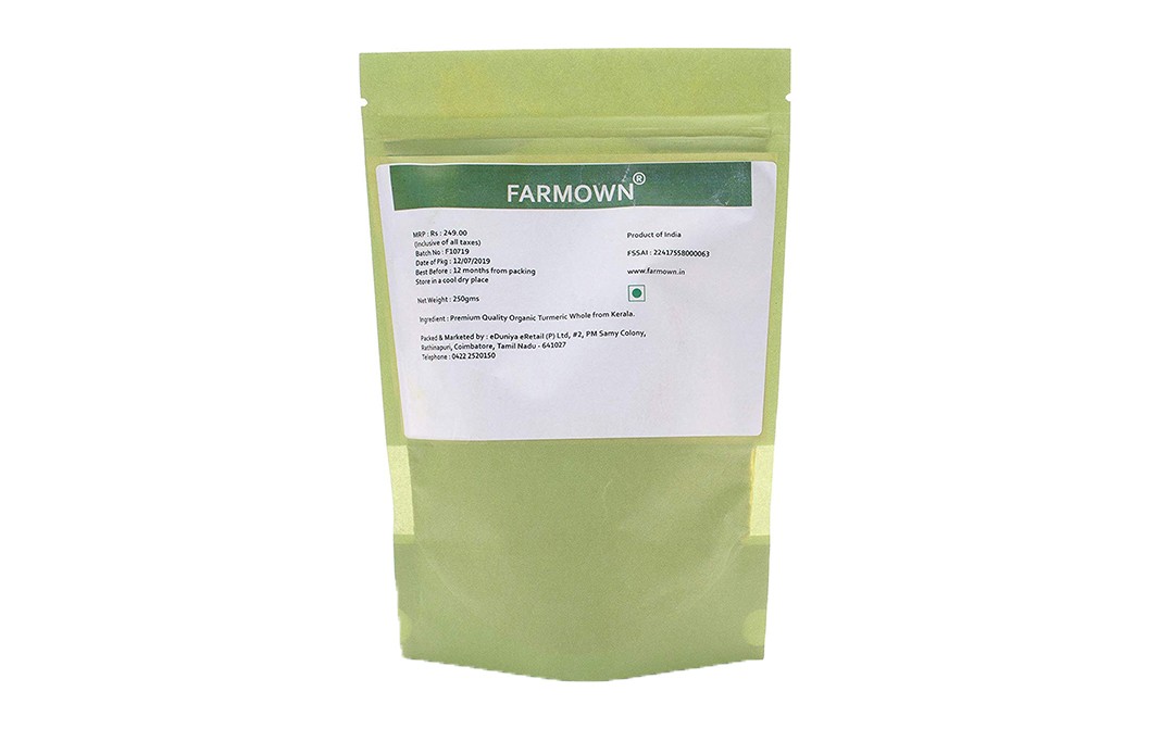Farmown Organic Turmeric    Pack  250 grams